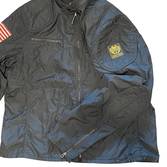 Ralph Lauren Denim & Supply Jacket XXL Designer Luxury Classic Biker Classic - Picture 2 of 8